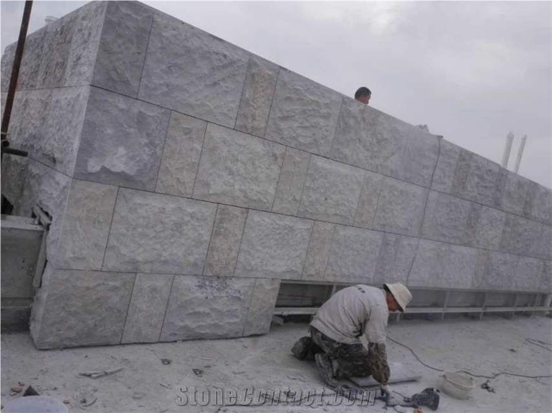 China Multi Grey Granite Mushroom Natural Split Wall Facade