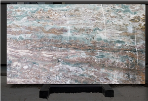 Colorful Niagara Slab Quartzite Special Vein Background Use