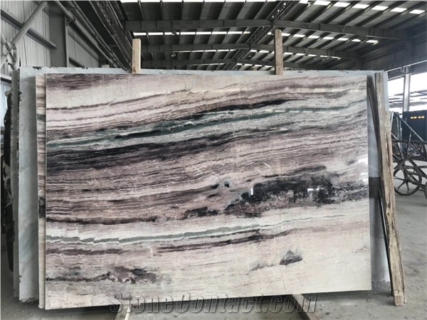 Colorful Niagara Slab Quartzite Special Vein Background Use