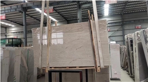 Ivory Semi White Polished Leather Limetone Wall Background Slab