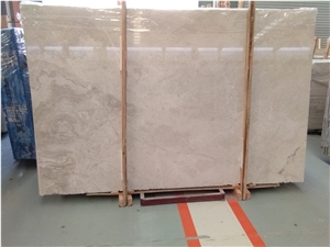 Ivory Semi White Polished Leather Limetone Wall Background Slab