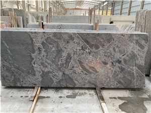 Silver Gray Atlantic Grey Sky Blue Slabs Tiles In Stock