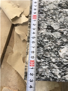 Spray White Granite Headstone Slabs & Tiles