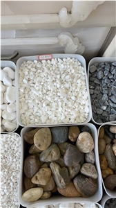 White /Grey /Pink /Beige Gravels  3~9 Mm Pebbles