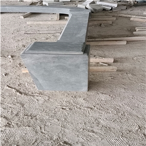Blue Limestone Arch Door Surround Frame