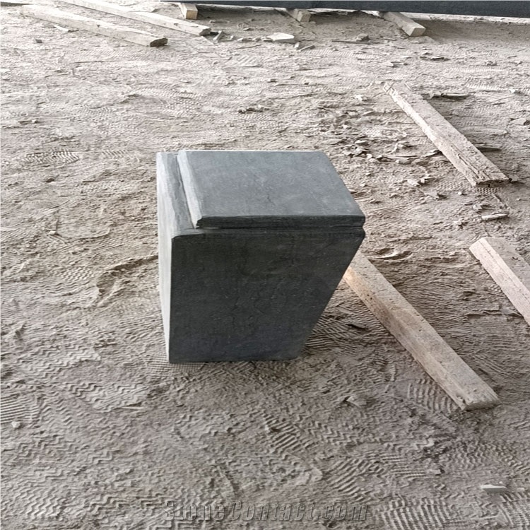 Blue Limestone Arch Door Surround Frame