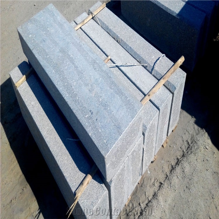 Factory Wholesale Grey Granite Road Paving Kerb Stone
