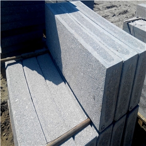 Factory Wholesale Grey Granite Road Paving Kerb Stone