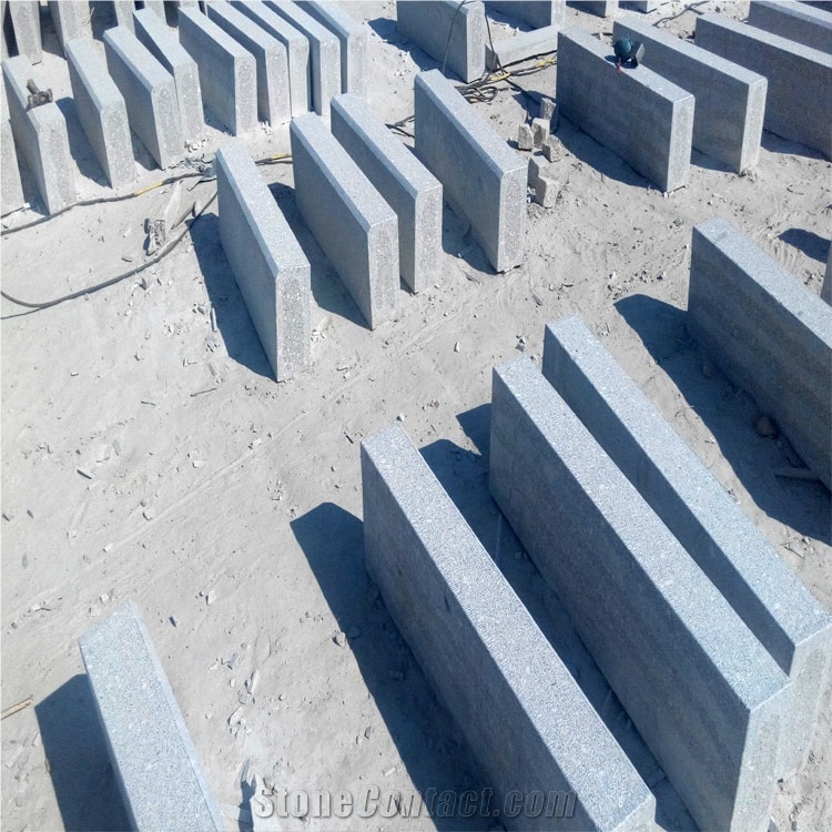 Factory Wholesale Grey Granite Road Paving Kerb Stone