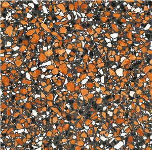 Artificial Black Cultured Composite Marble Slabs