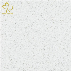 Solid White Fine Grain Engineered Composite Marble