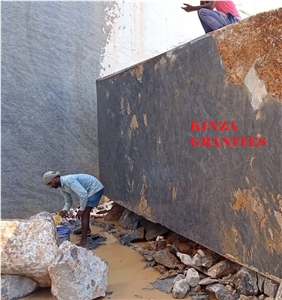 Vizag Blue Granite Blocks / Bhama Blue Rough Granite Blocks