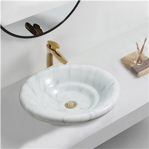 Carrara Marble Sink Marble Bathroom Inks Marble  Basin