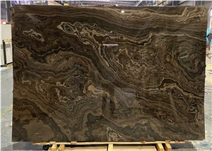 Cross Cut Eramosa Brown Marble Tobacco Brown Marble Slabs