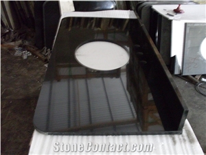 Mongolia Black Granite For Wall, Tile And Floor Project