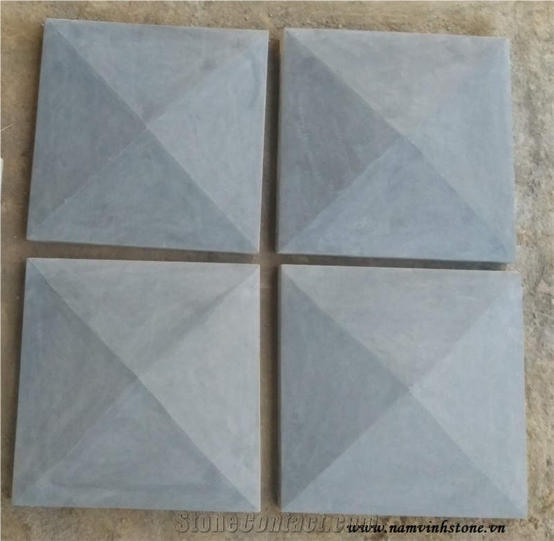 Bluestone Post Finial, Gate Post Coping Stone, Pier Caps