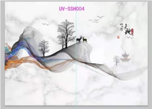 3D Artificial Marble Colorful Painting China Manufactured