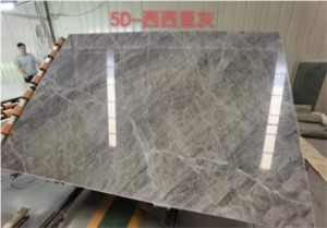 Artificial Marble Sicily Grey China Manufactured Slab