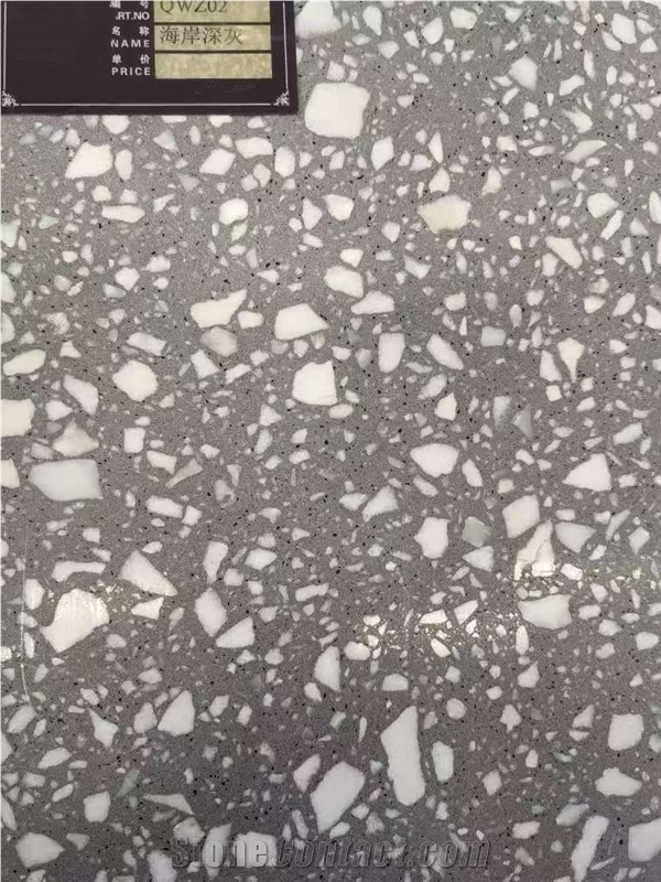 Excellent Quality Coast Grey Quartz Stone Slab &Tile