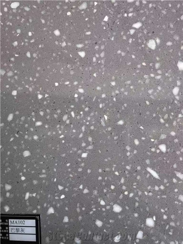 Excellent Quality Paris Grey Quartz Stone Slab