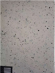 High Quality Mangsit Light White Artificial Stone Slab