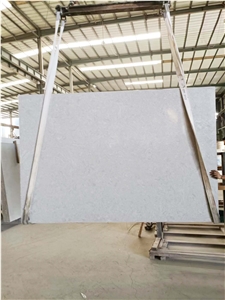 Hot Sales Hermes Grey Engineered Stone Polished Slab