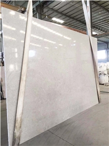 Hot Sales Hermes Grey Engineered Stone Polished Slab