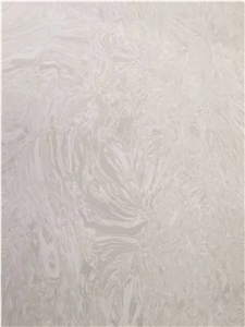 Hot Sales Hermes Grey Engineered Stone Polished Slab