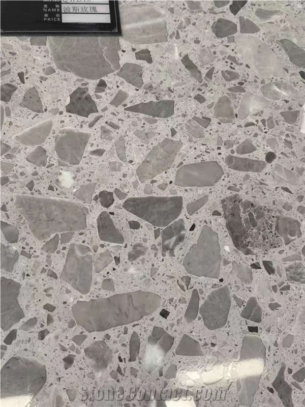 Quartz Stone Persia Rosa China Product Slab