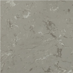 Stable Quality Dora Grey Engineered Stone Polished Slab