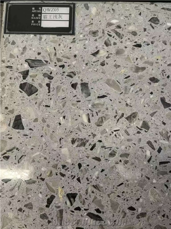Superior Quality Archlord Light Grey Quartz Stone Slab