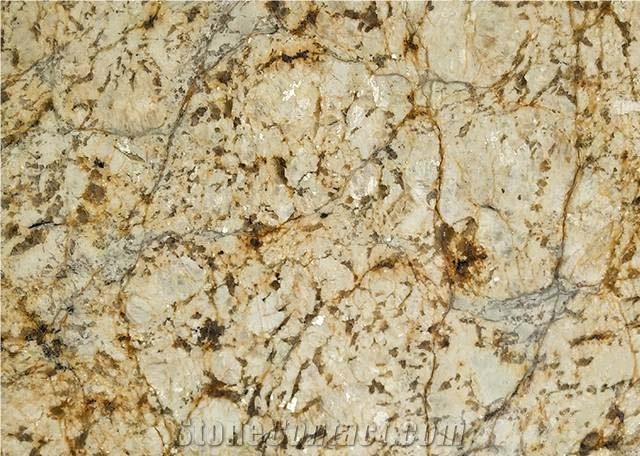 Brazil Origin Golden Crystal Big Slab Granite