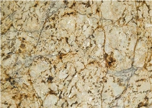 Brazil Origin Golden Crystal Big Slab Granite