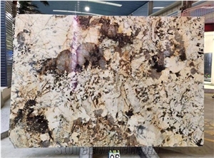 Golden Butterfly Brazil Origin Polished Granite Slab