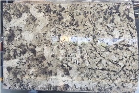 High Quality Snow &  Silver Fox Luxury Granite Slab