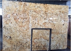 Oriental Gold Brazil Origin Polished Granite Slab