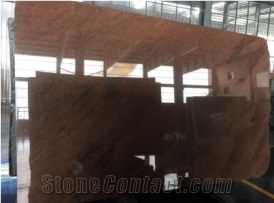 Popular Multicolor Red Bright Granite Slab