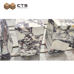 Bvlgari Viola Marble Decorative Furniture Square Display Stand Tops