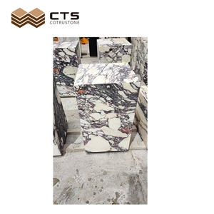 Bvlgari Viola Marble Decorative Furniture Square Display Stand Tops