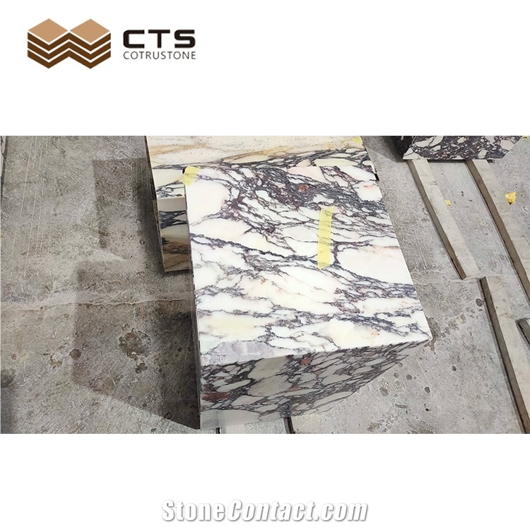 Bvlgari Viola Marble Decorative Furniture Square Display Stand Tops