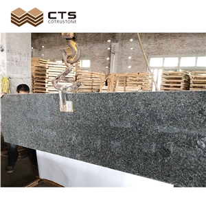 Ink Green Ubatuba Green Granite Slabs Polished