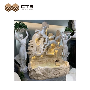 Nature Stone Carving Interior Fountain Home Decor Products