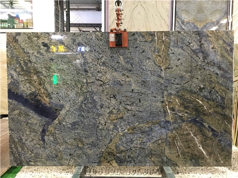Azul Bahia Granite Polished Slabs Tiles 12245#