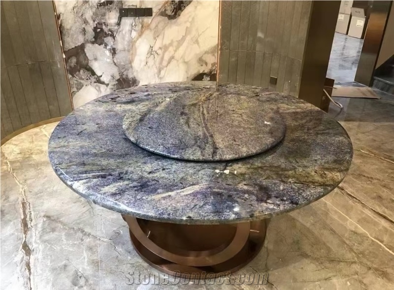 Azul Bahia Granite Polished Slabs Tiles 12245#