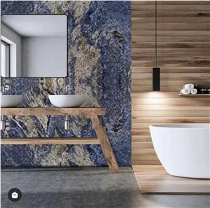 Azul Bahia Granite Polished Slabs Tiles 12245#