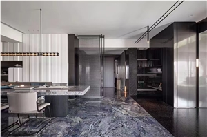 Azul Bahia Granite Polished Slabs Tiles 12245#