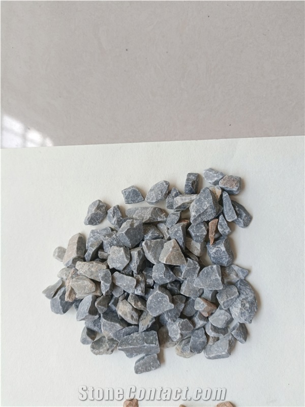 Grey Limestone Gravel Outdoor Stone Landscaping Garden