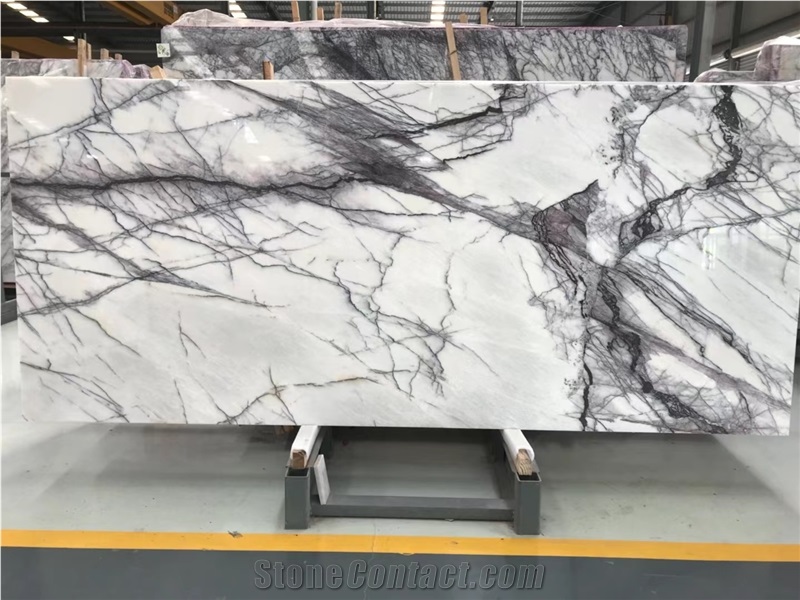 Italy Blue Ice Marble Polished Slab Tile