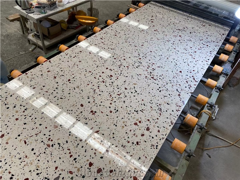 Cement Terrazzo Tile Slab Aggregate Indoor Flooring