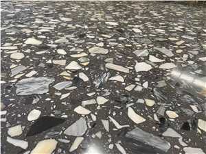 Cement Terrazzo Tiles Slab Indoor Outdoor Cladding